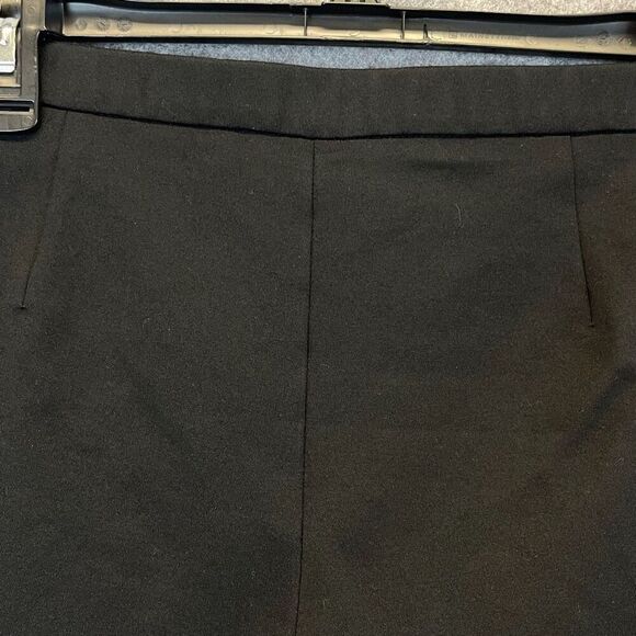 ANTONIO MELANI Trouser Pants Women's Sz 10 Black High Rise Pull-on Ankle Stretch - Picture 9 of 14